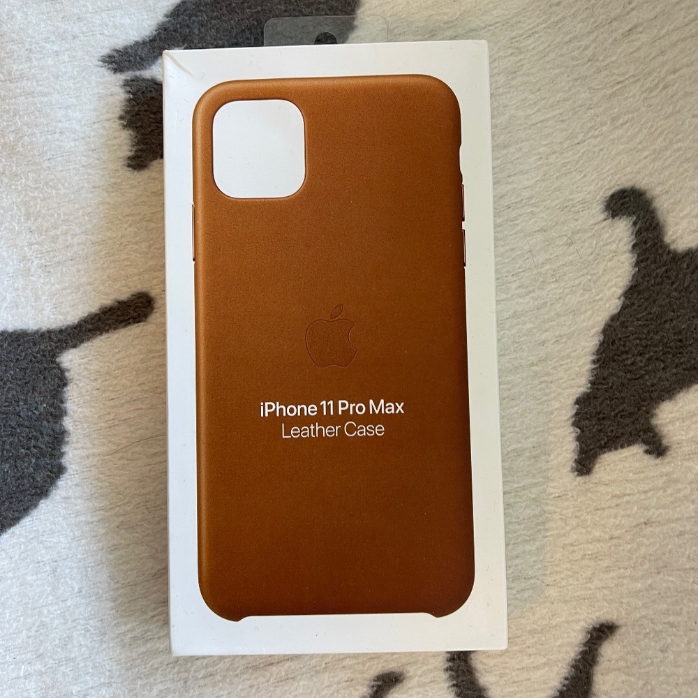 Apple 11 Pro Max Leather Case "Saddle Brown"